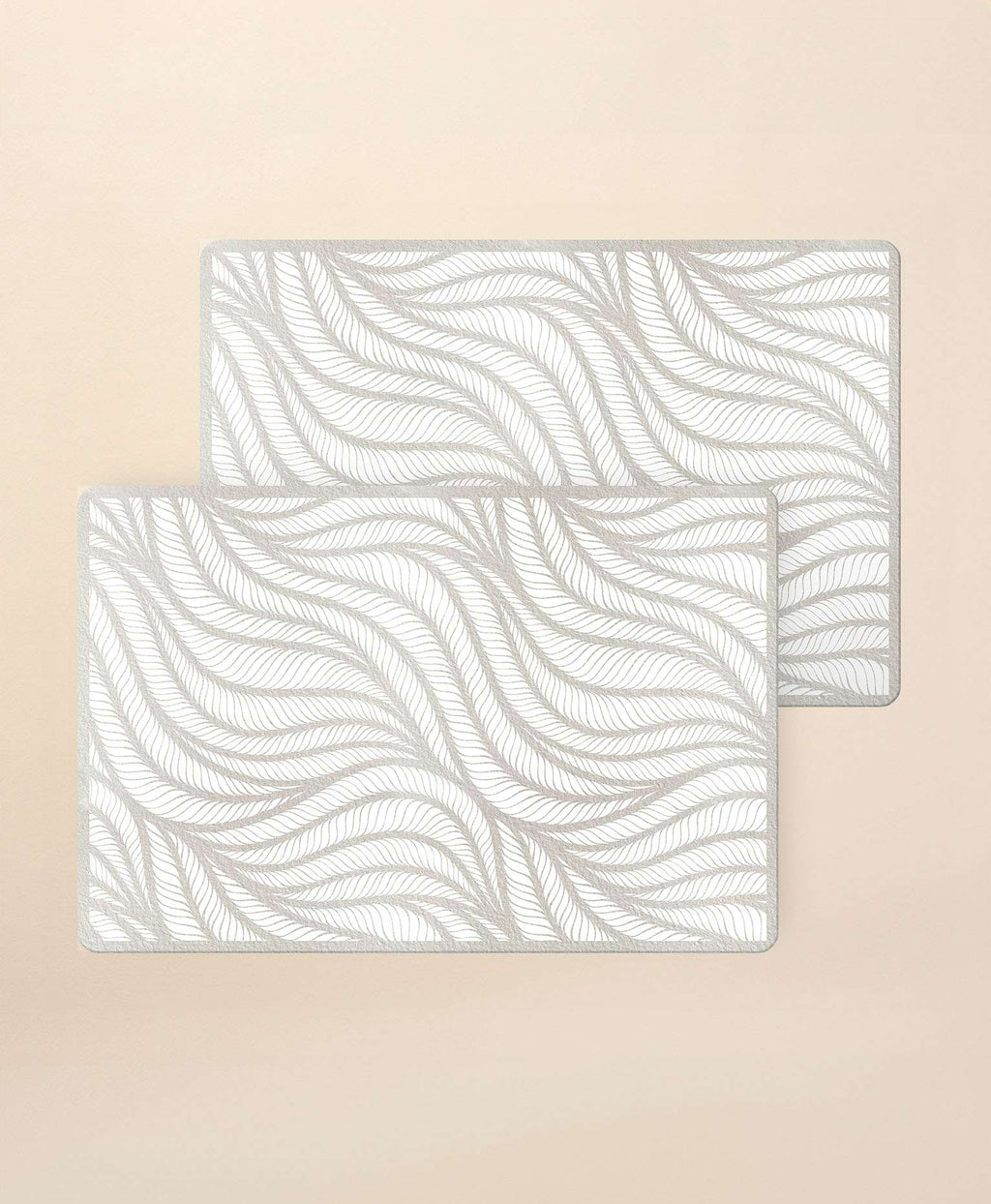 Pack 2 salvamanteles individuales Heat Blanco