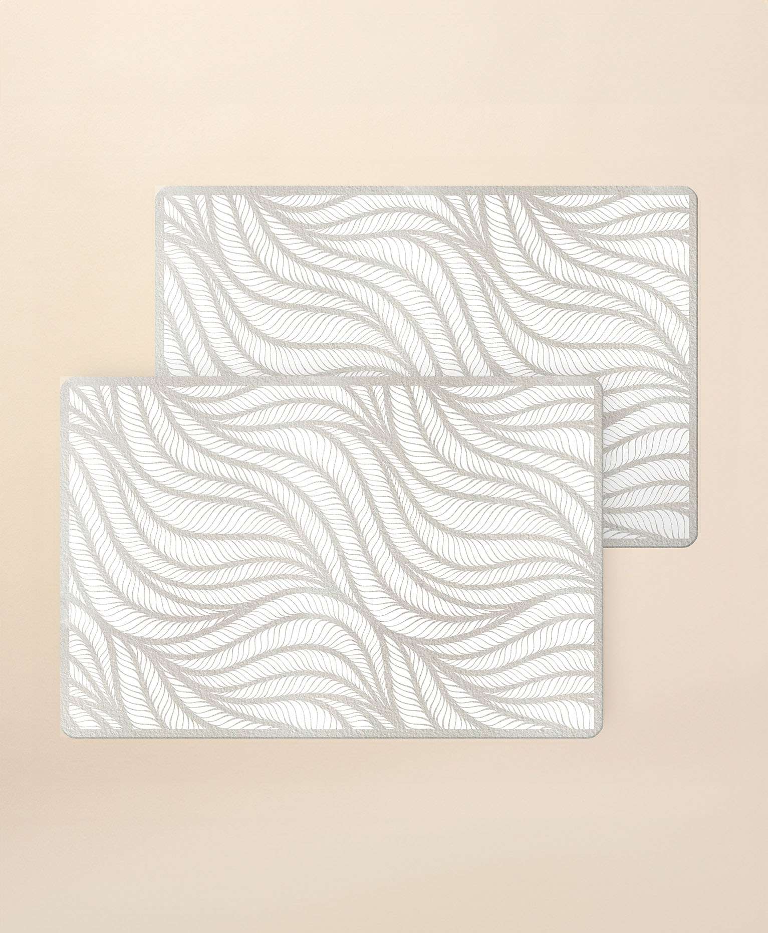 Pack 2 salvamanteles individuales Heat Blanco