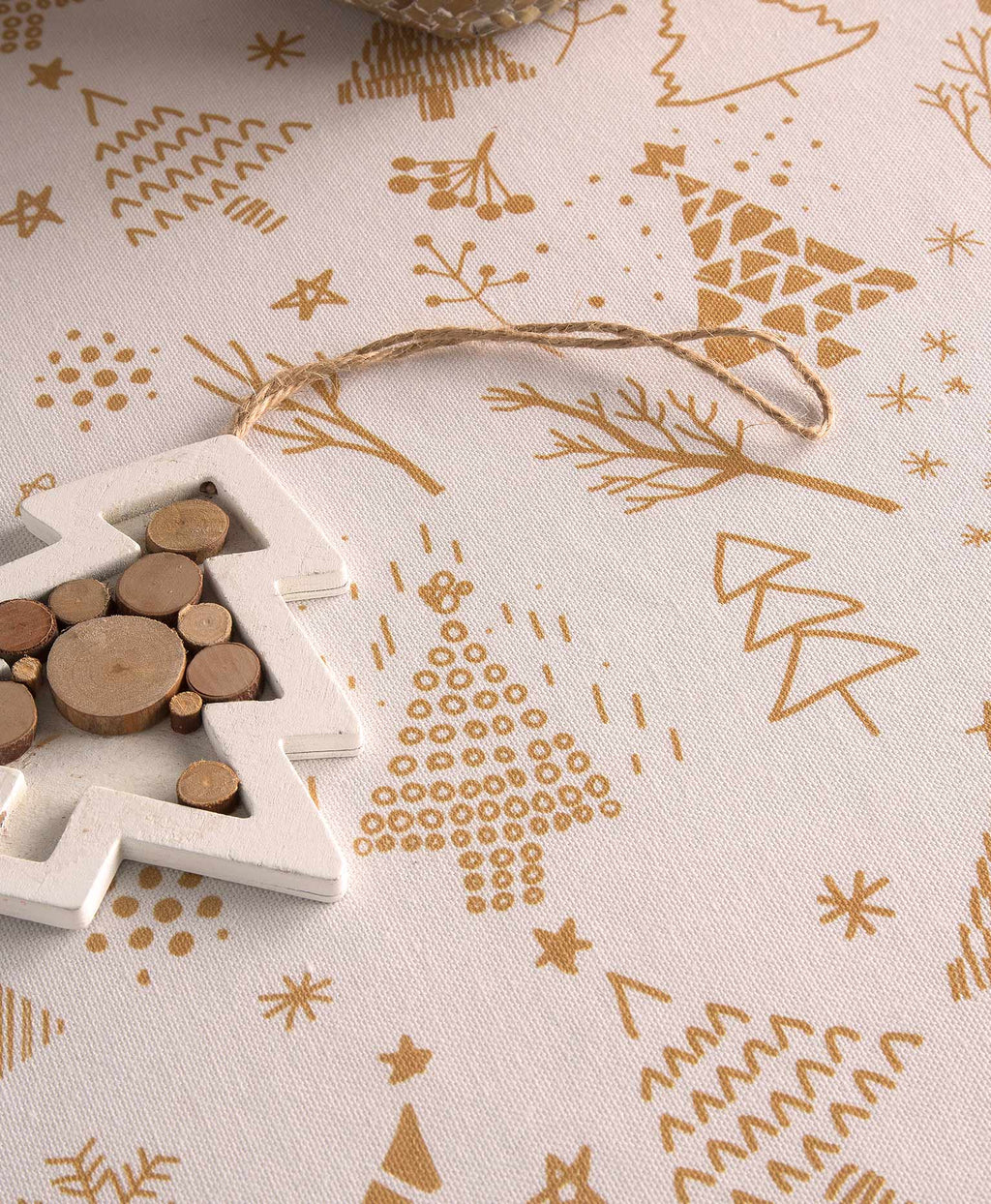 Mantel antimanchas Winter blanco