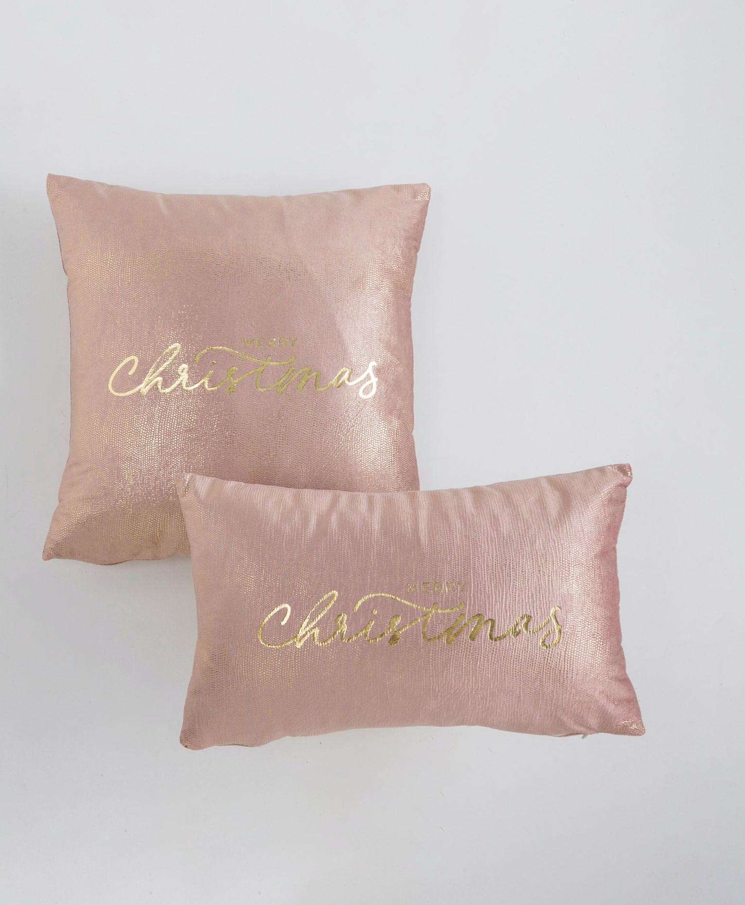 cojines navidad rosa