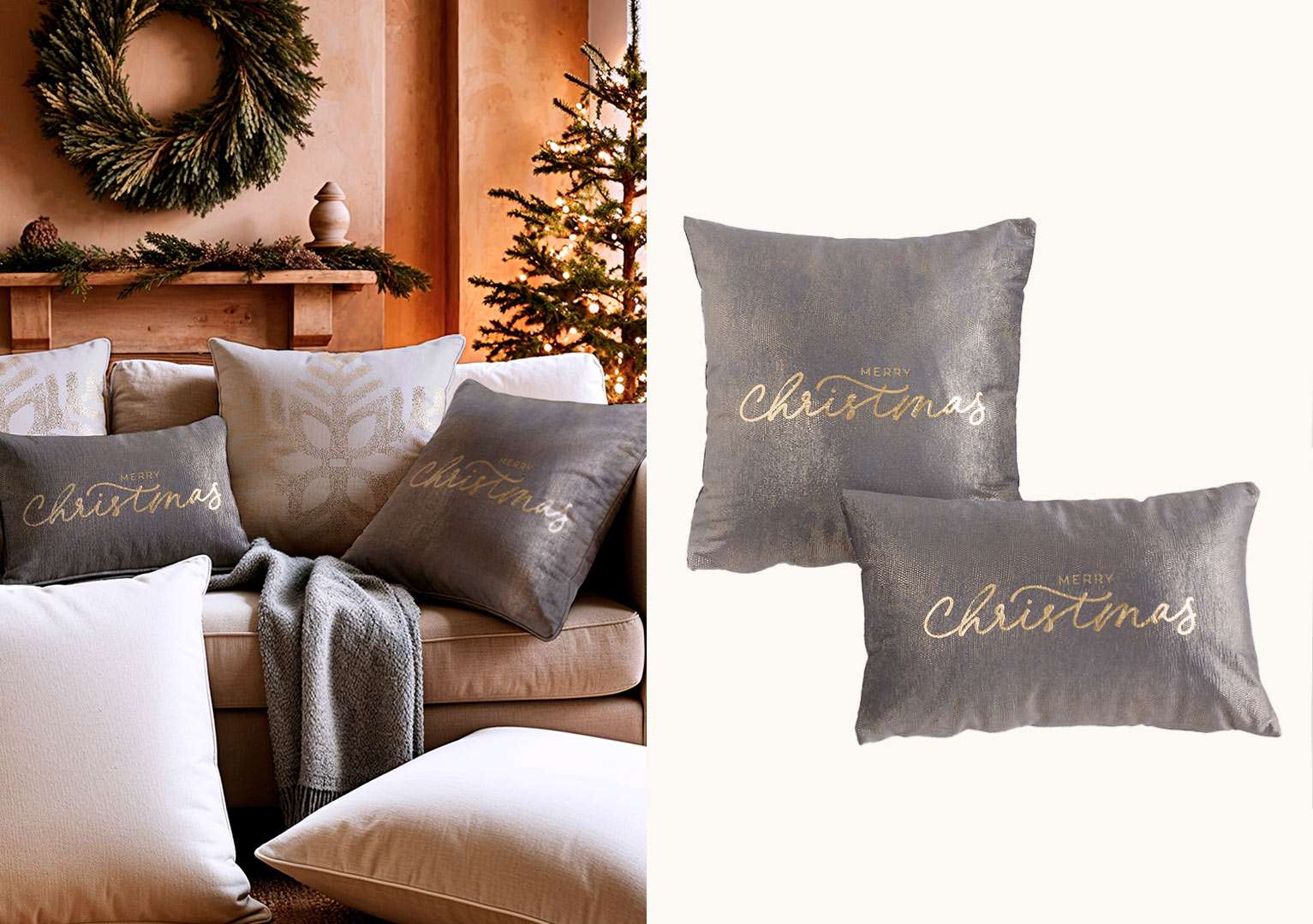 cojín decorativo navidad