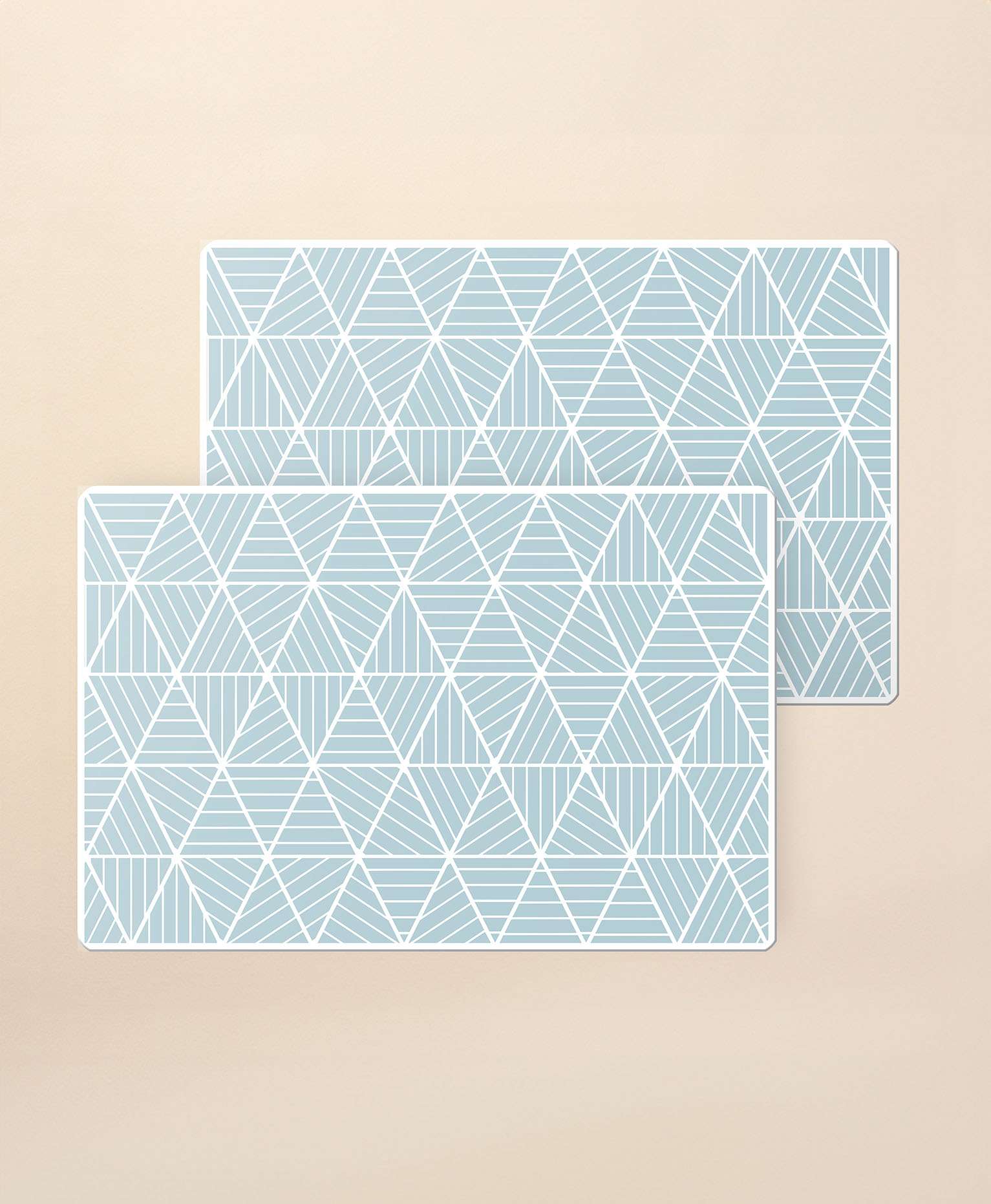 Pack 2 salvamanteles individuales Bermudas Aguamarina