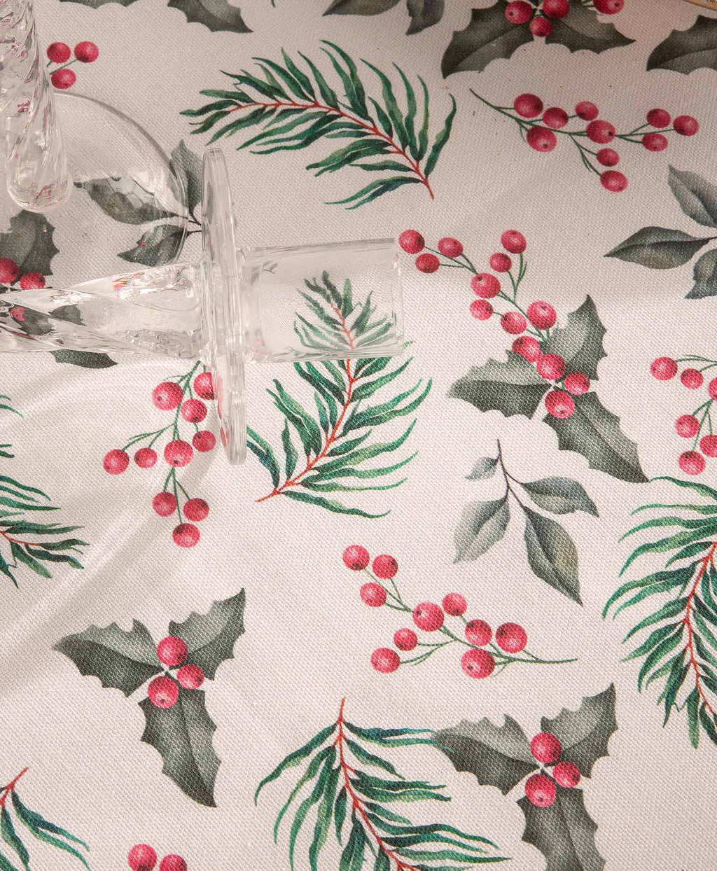 mantel antimanchas navidad nandina