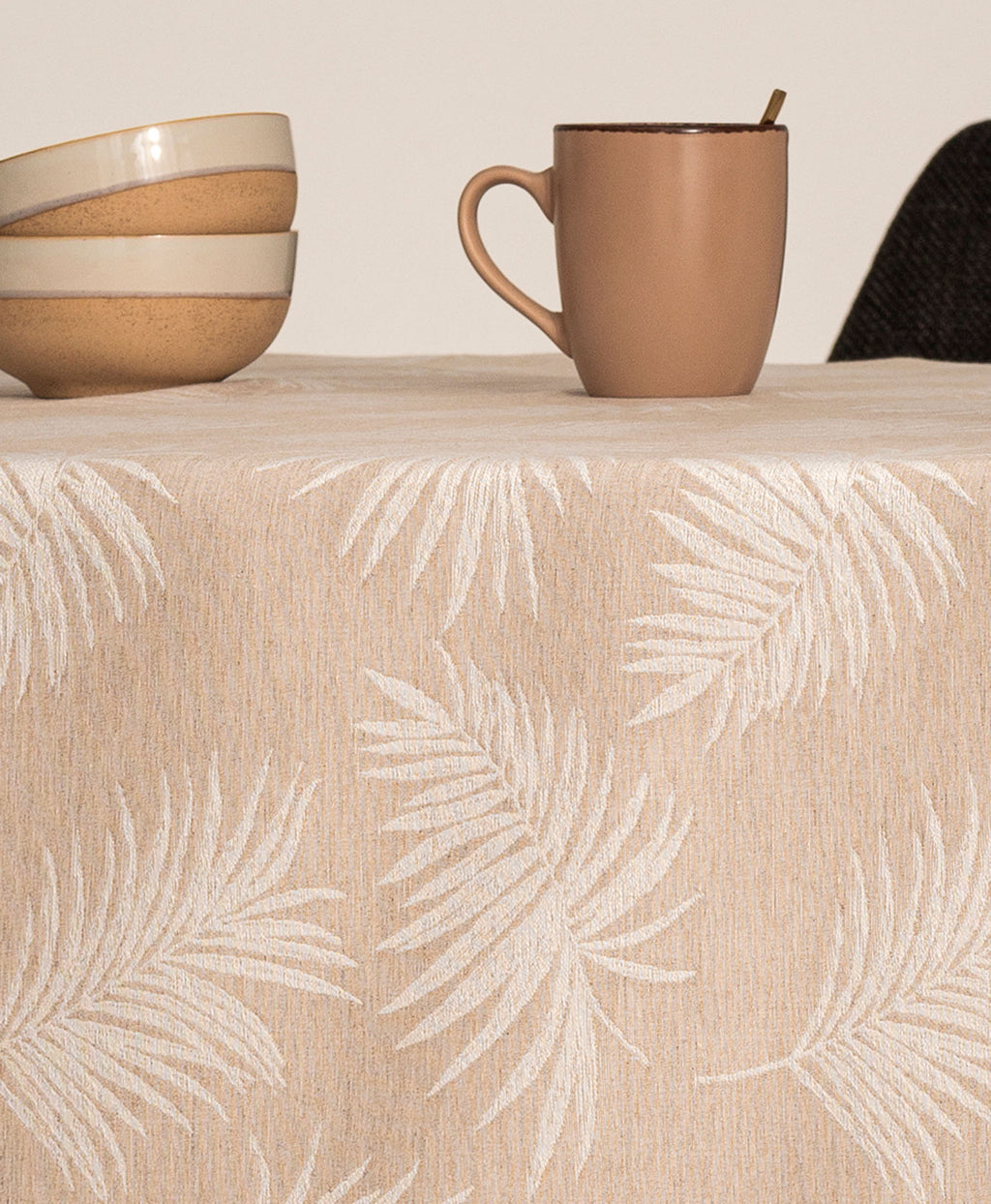 Mantel antimanchas jacquard Katia Beige
