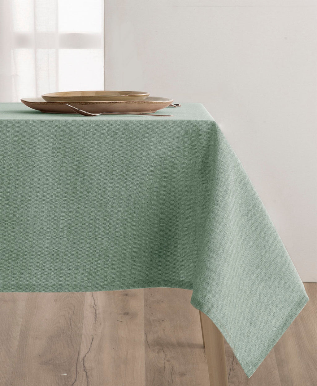 Samoa agua, mantel agua, mantel verde agua