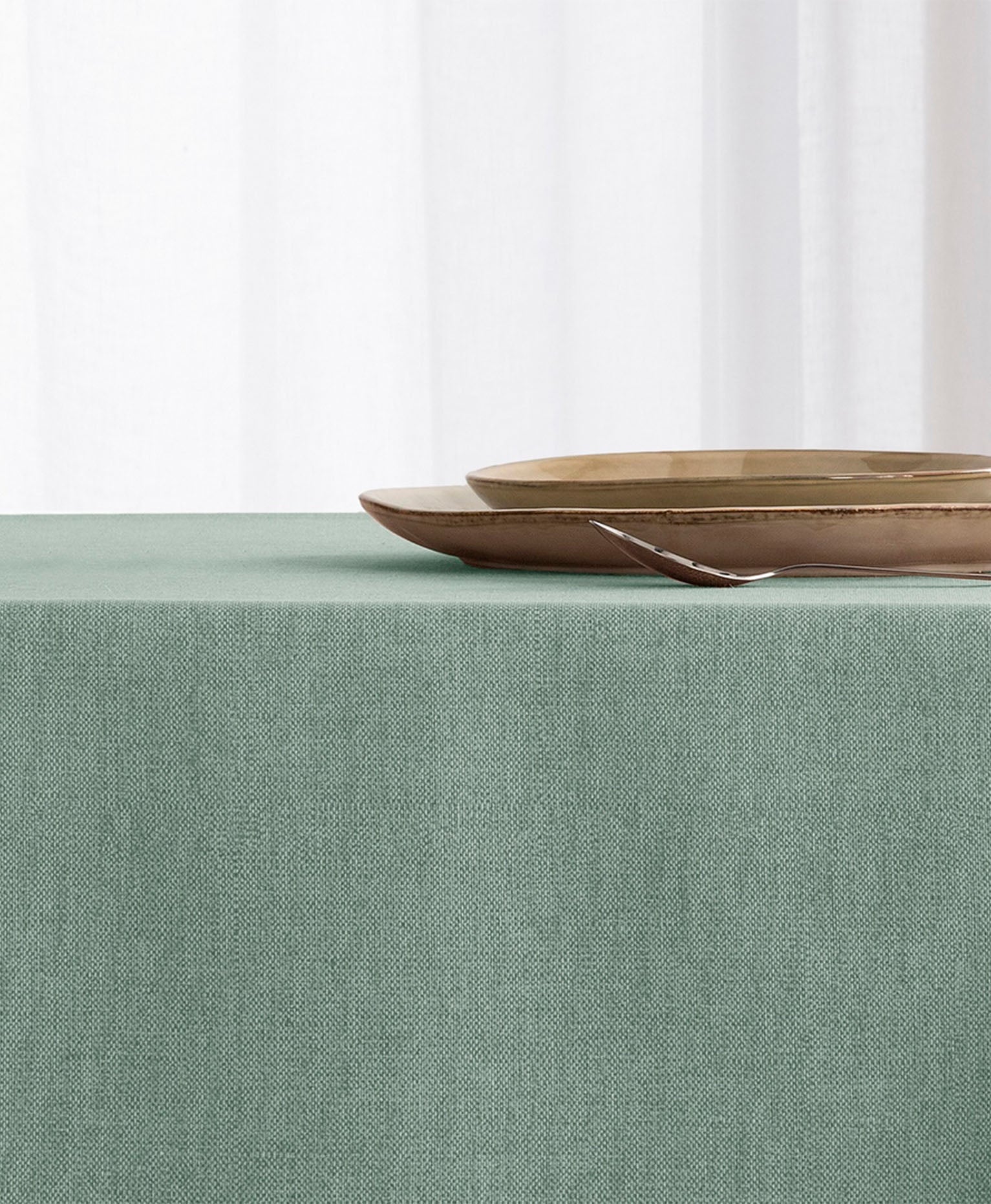 Samoa agua, mantel agua, mantel verde agua