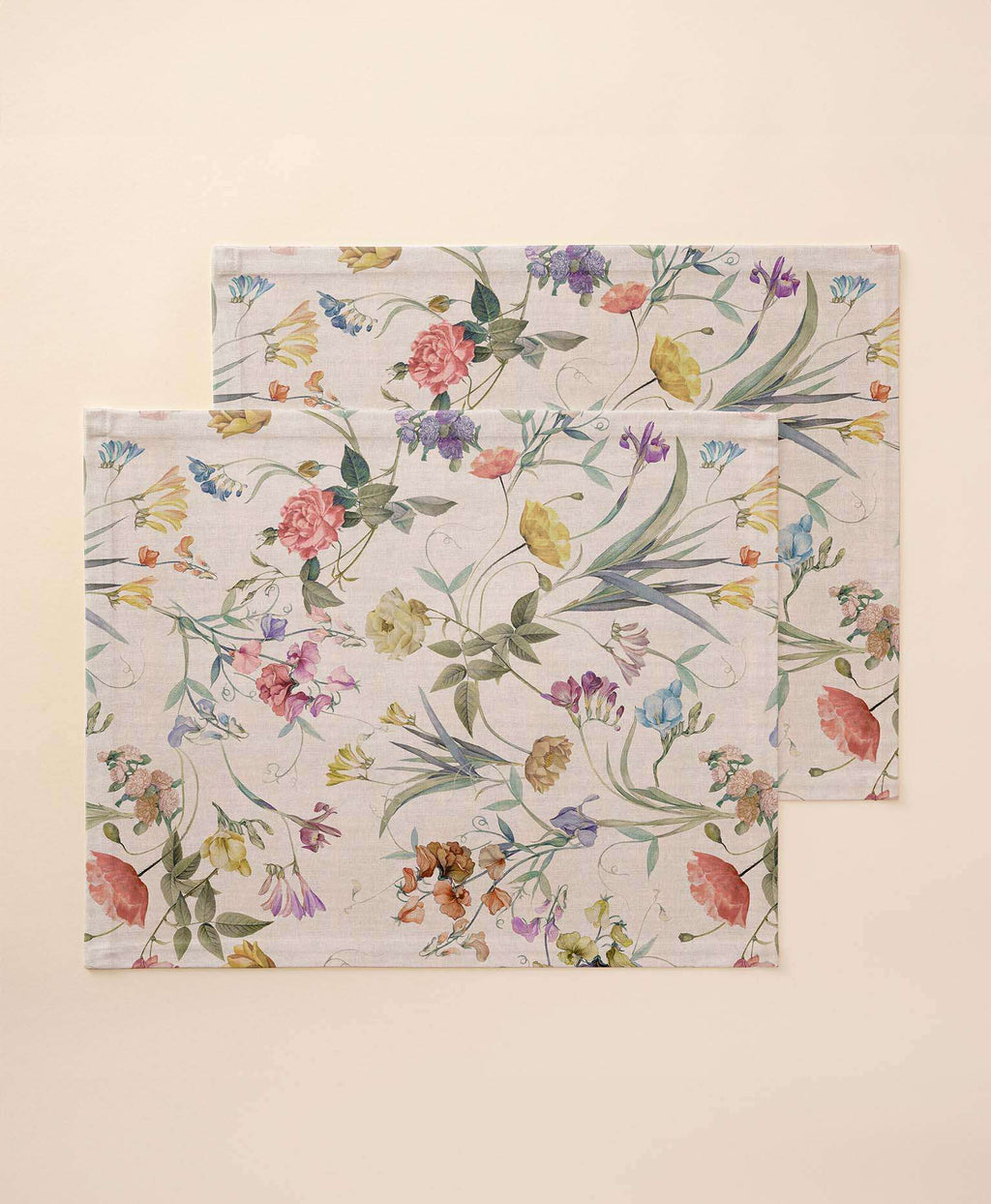 Mantel individual tacto tela Poppy - Pack 2