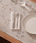 Mantel individual tacto tela Livia Natural - Pack 2