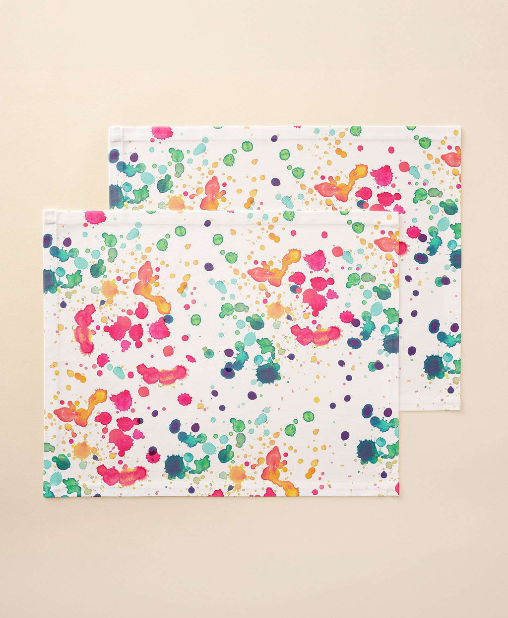 Mantel individual tacto tela Rainbow - Pack 2