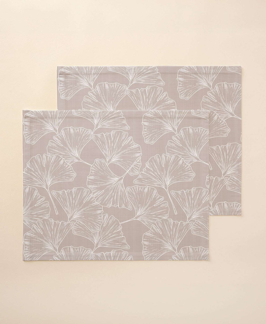 Mantel individual tacto tela Davos Natural - Pack 2