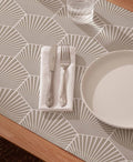 Mantel individual tacto tela Belissa Beige - Pack 2