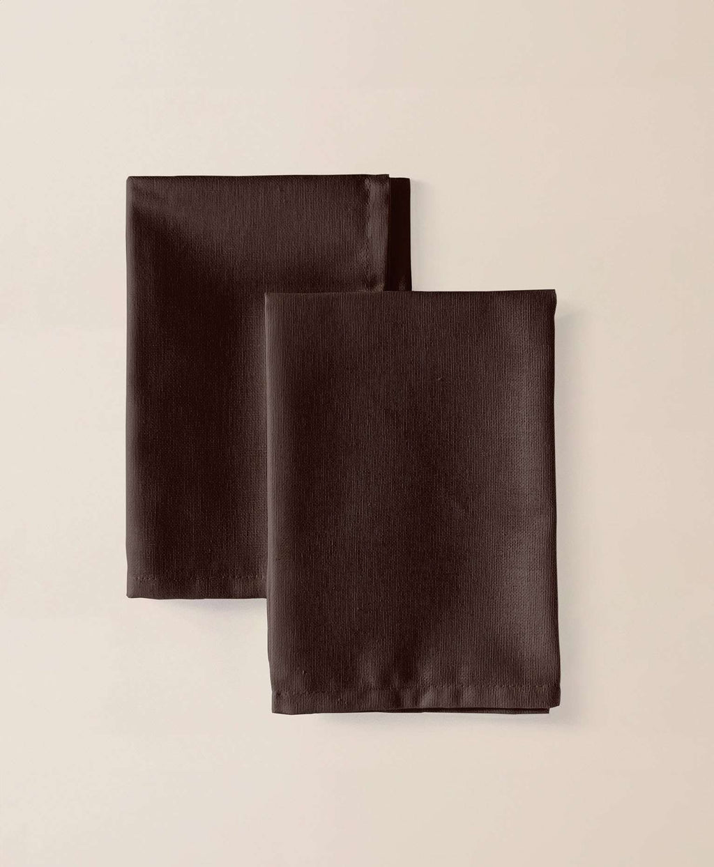 Pack 2 servilletas lino Delfos Marrón