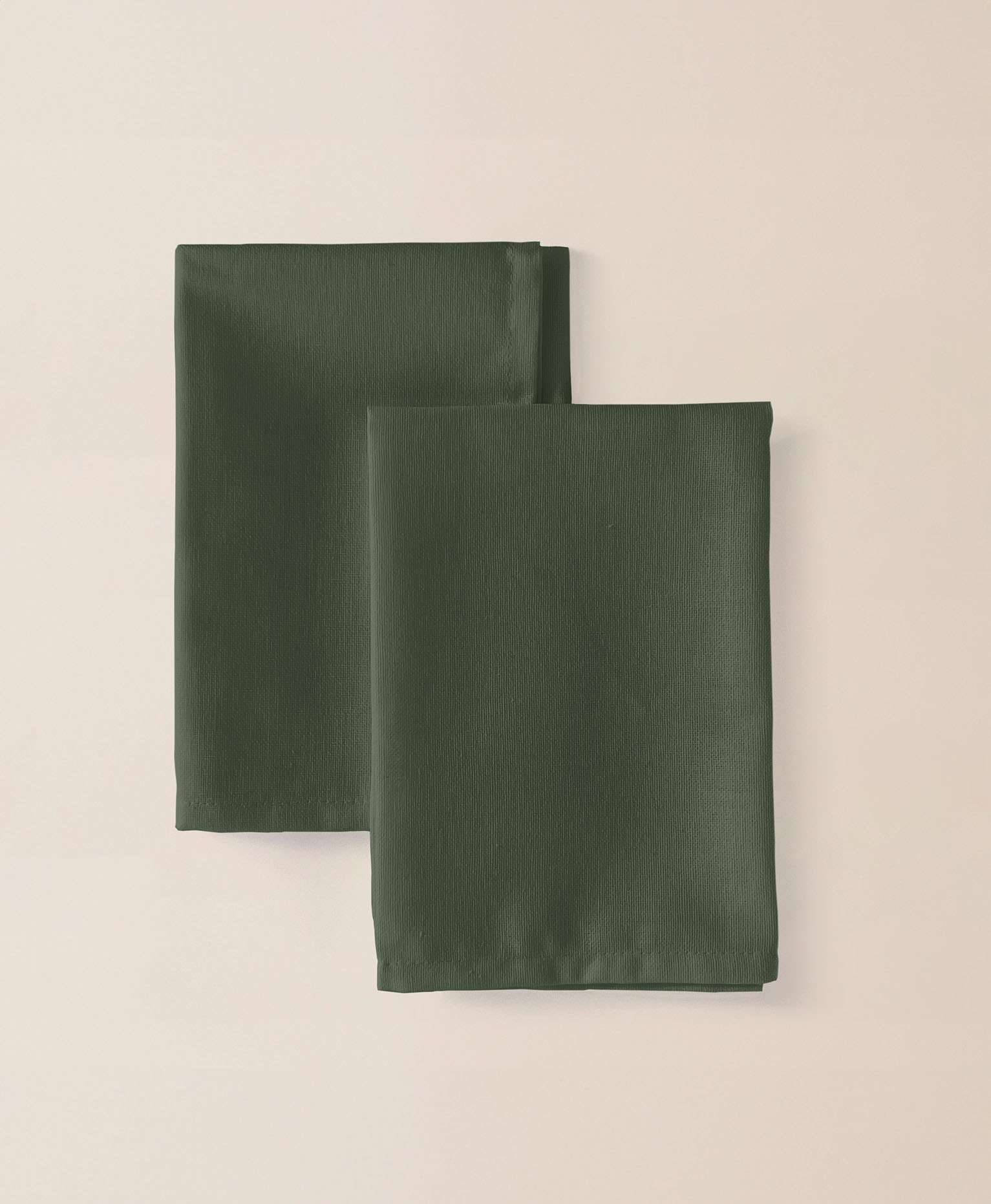Pack 2 servilletas lino Delfos Verde