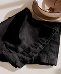 Pack 2 servilletas lino Delfos Negro