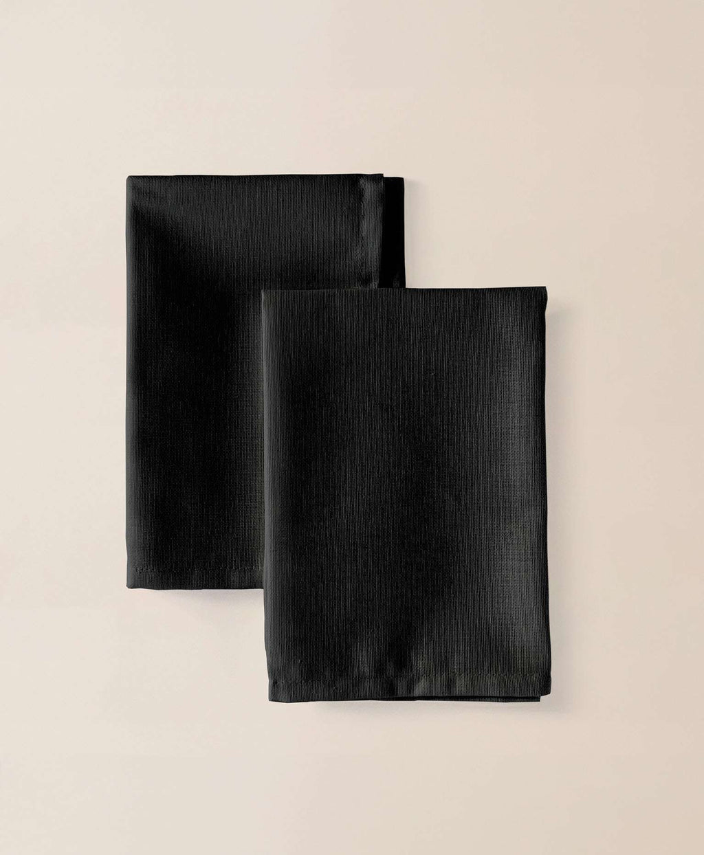 Pack 2 servilletas lino Delfos Negro
