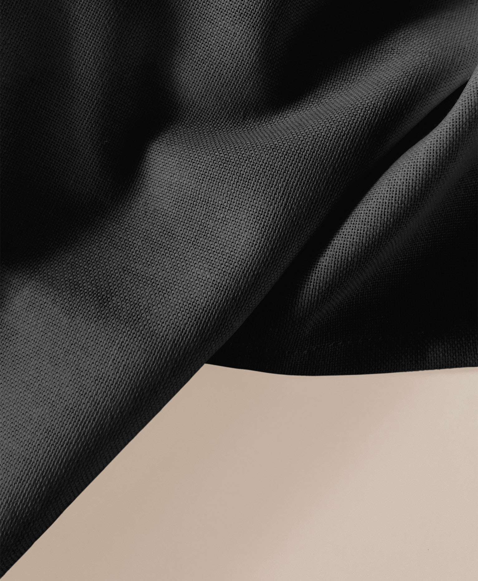 Pack 2 servilletas lino Delfos Negro