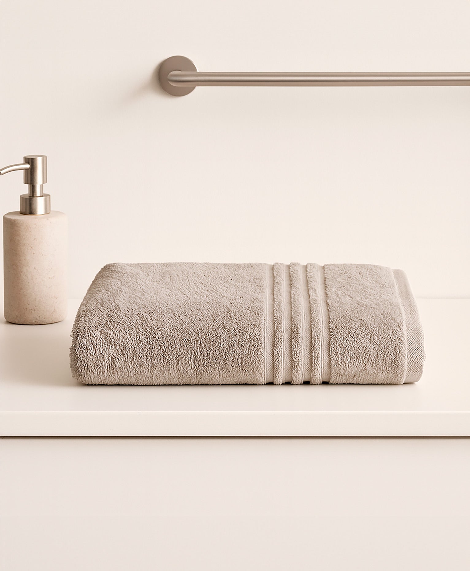 toallas taupe 700 gr