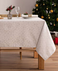 Mantel navidad jacquard Purity Plata