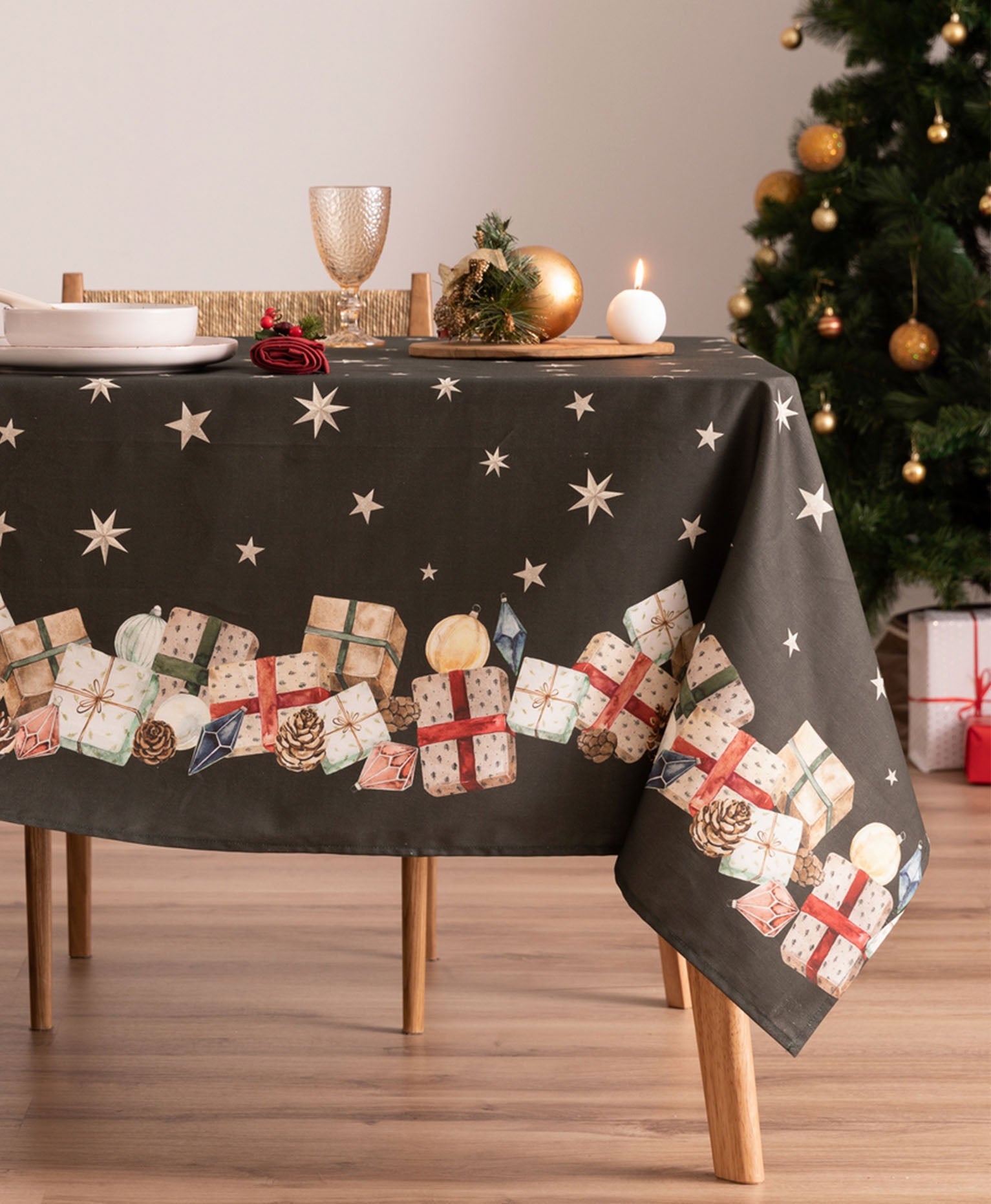 Mantel navidad Ember Verde