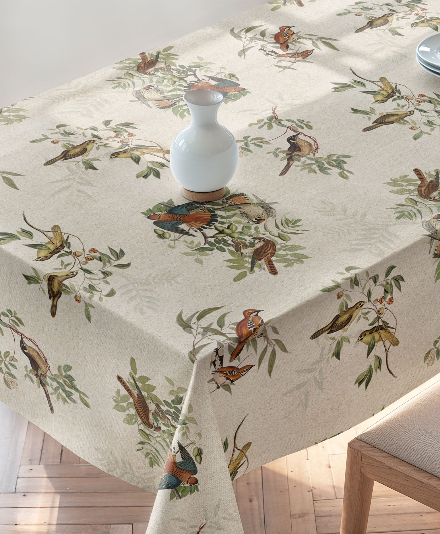 Mantel antimanchas BIRD NATURAL