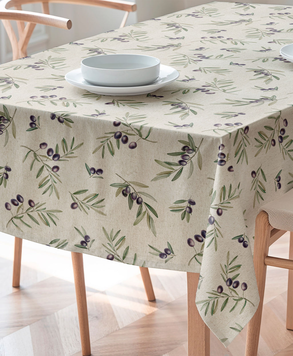 Mantel antimanchas CARTAGENA OLIVE