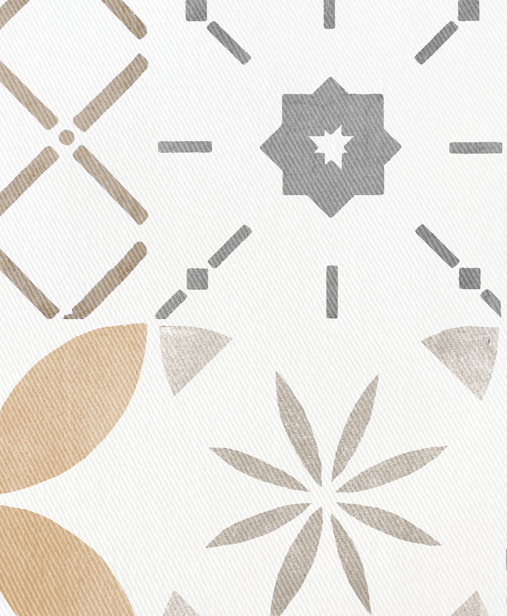 Mantel vintage de azulejos, mantel antimanchas
