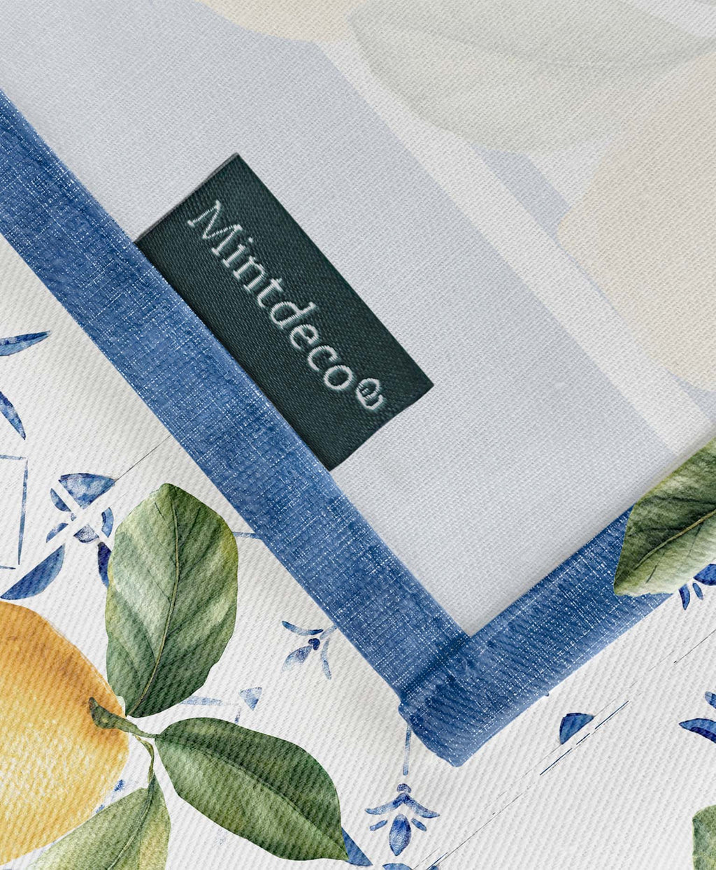 Mantel Tropical Antimanchas Doris Azul