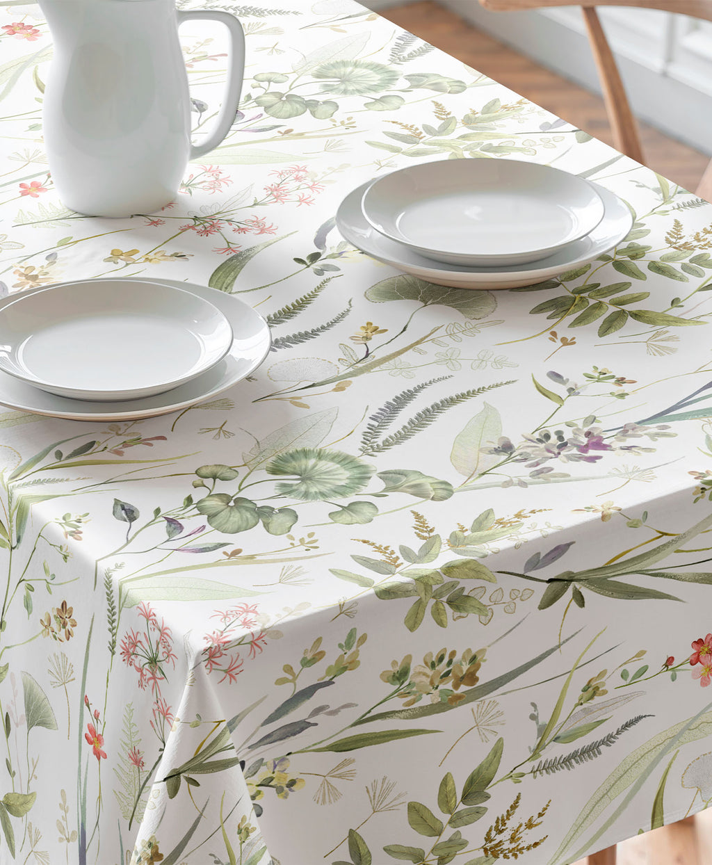 Mantel Antimanchas Tropical Jayla Multicolor