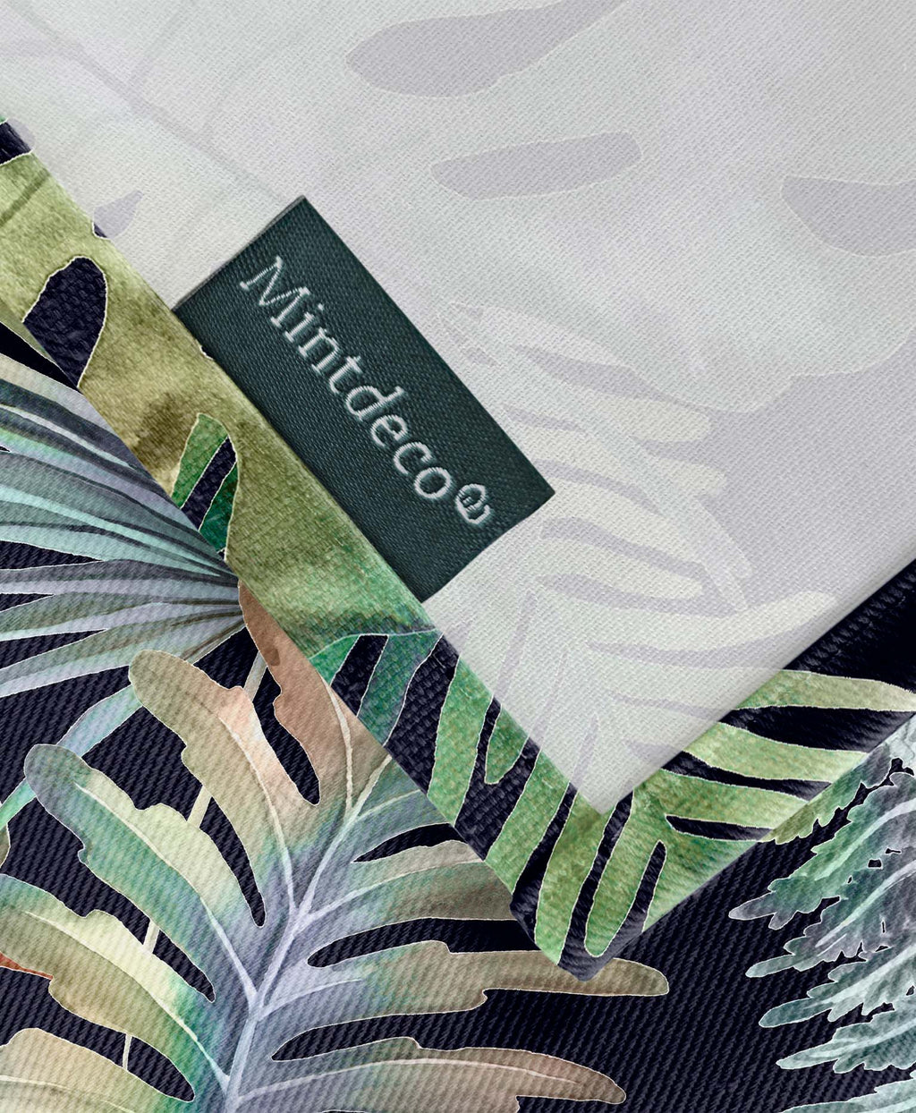 Mantel Tropical Antimanchas Ela Negro