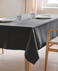 Mantel gris antiarrugas, mantel antimanchas liso