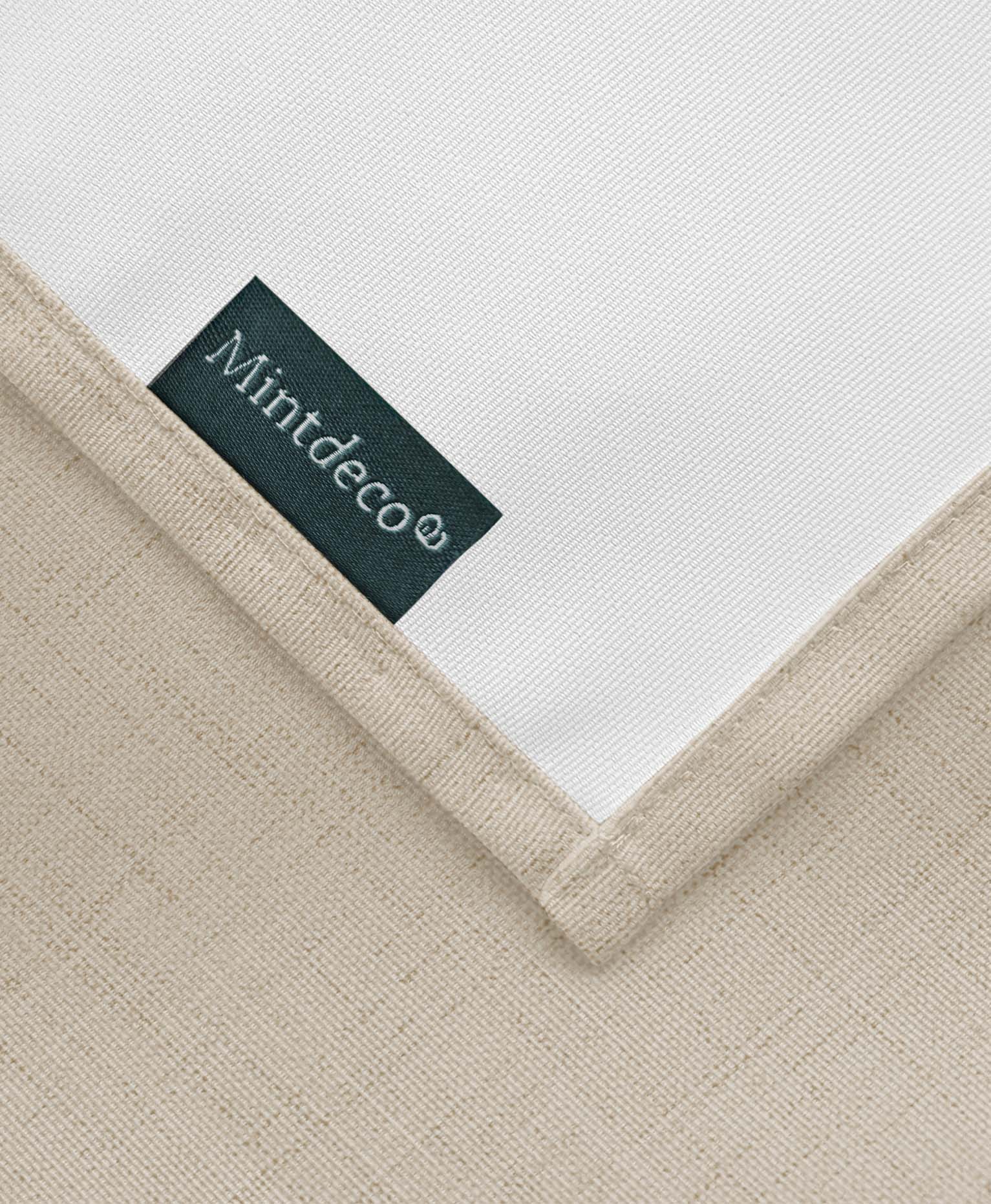 Mantel antimanchas Zen beige, mantel marrón claro