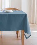 Mantel antimanchas Zen Celeste, mantel azul claro