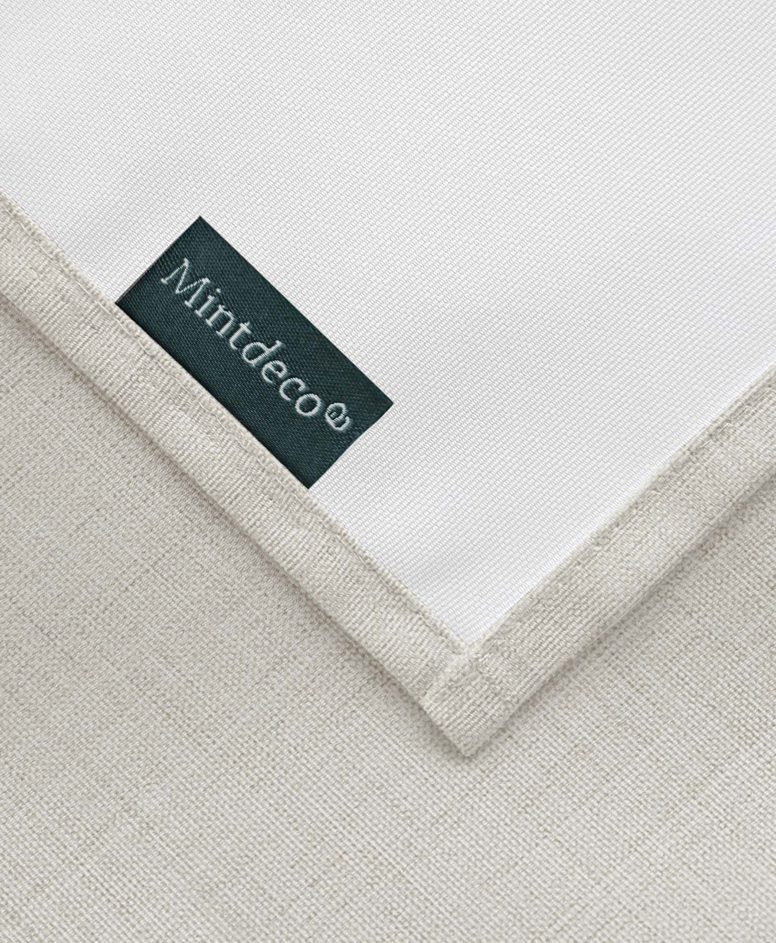Mantel antimanchas Zen Natural, mantel blanco roto