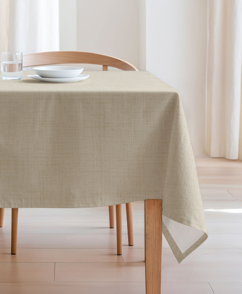 Mantel antimanchas Zen lino, mantel natural