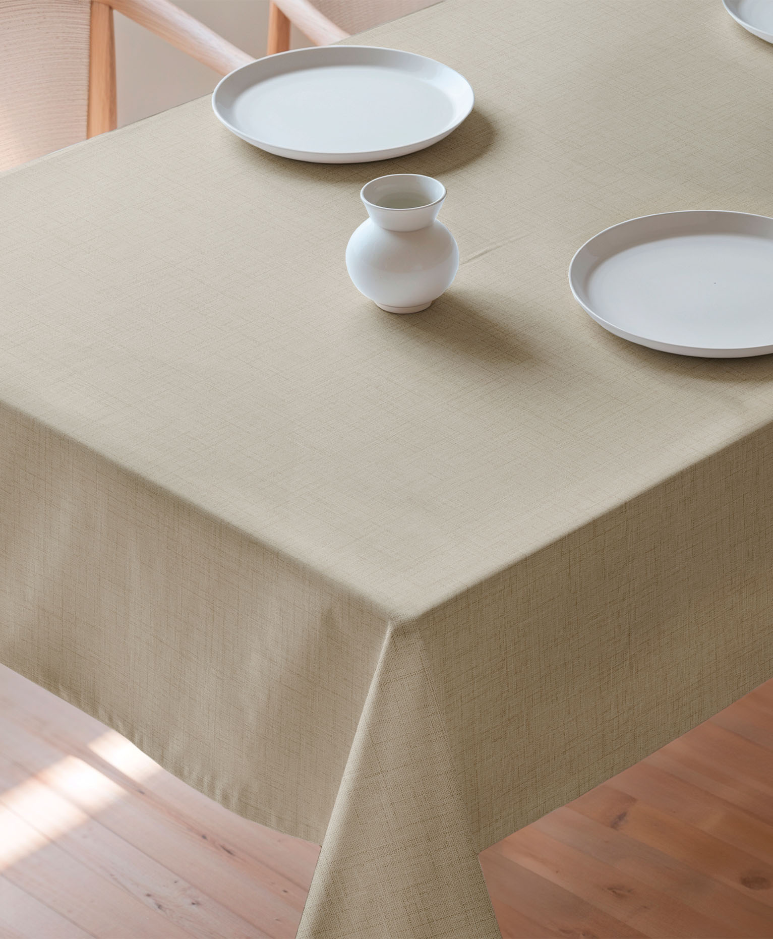 Mantel antimanchas Zen lino, mantel natural