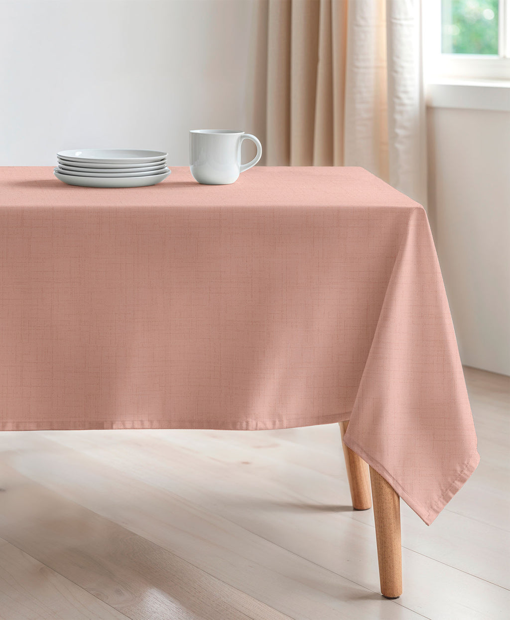 Mantel antimanchas Zen maquillaje, mantel rosa