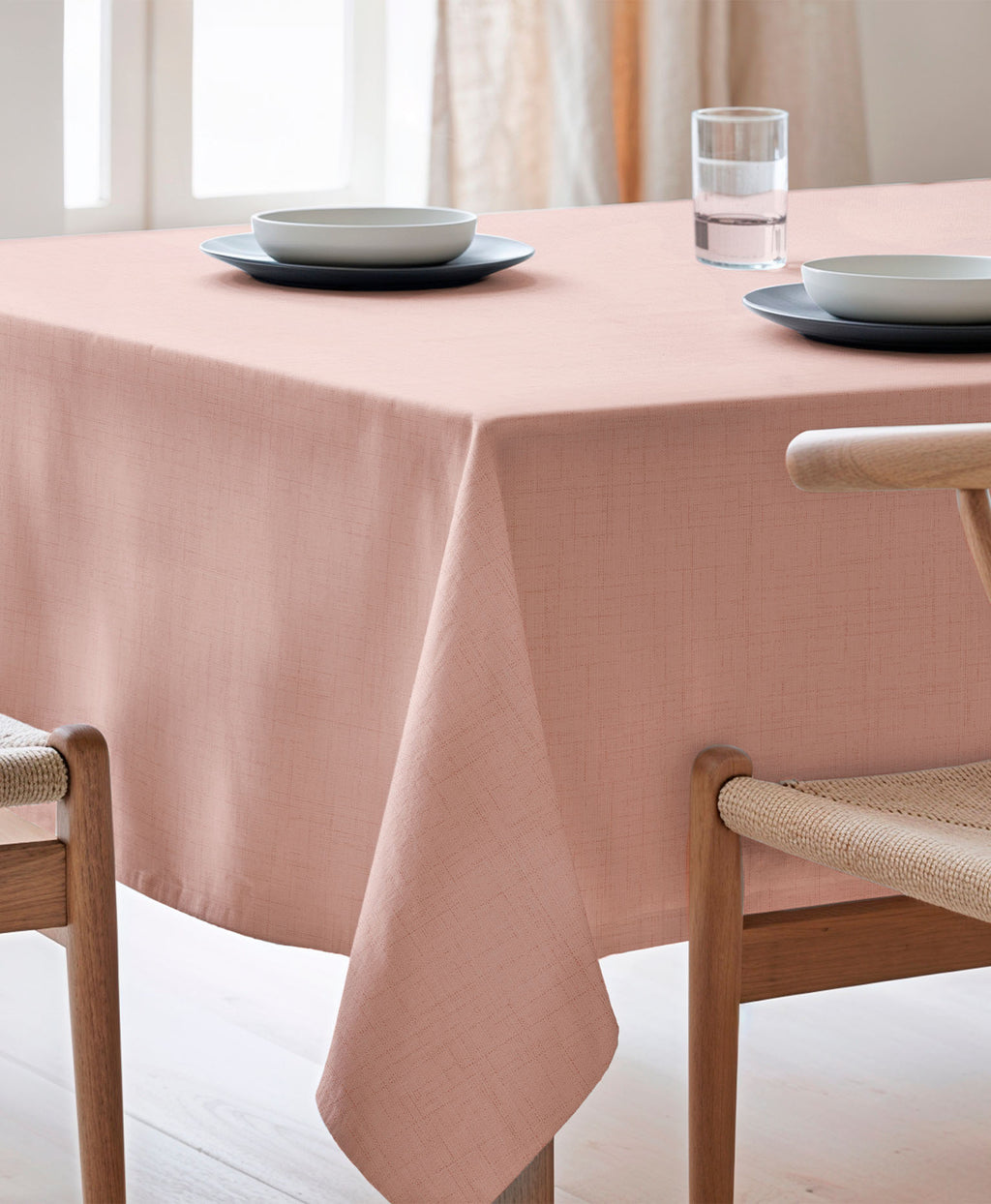 Mantel antimanchas Zen maquillaje, mantel rosa