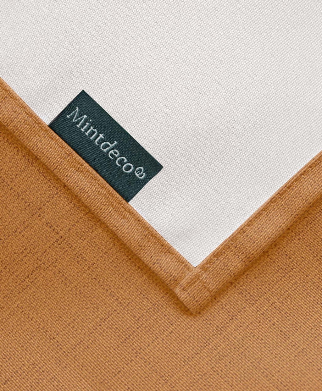 Mantel antimanchas Zen Ochre, mantel mostaza
