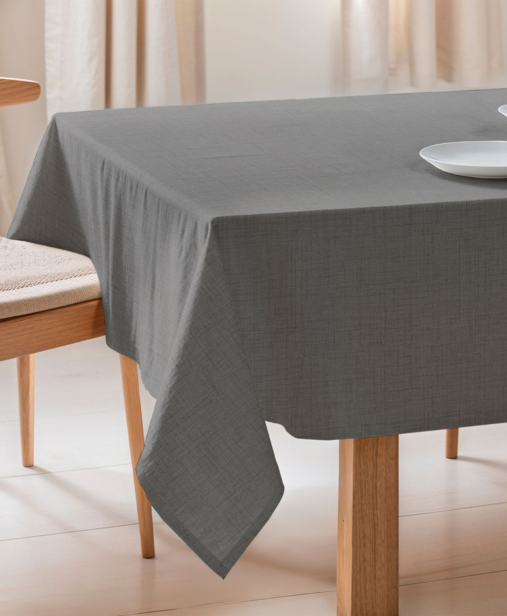 Mantel antimanchas Zen Perla, mantel gris claro