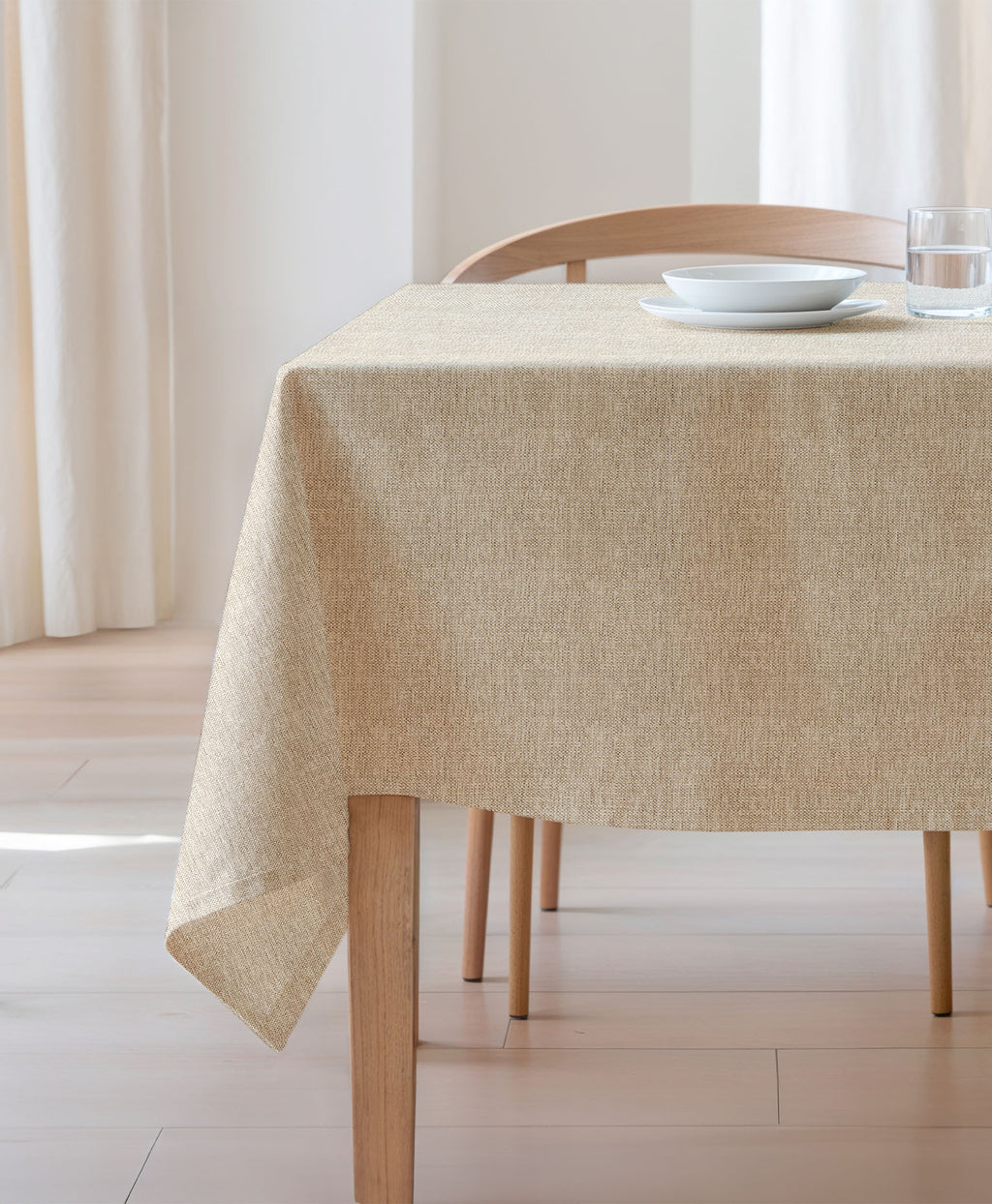 Mantel antimanchas Indra Beige
