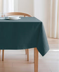 mantel color petróleo, mantel antimanchas azul oscuro