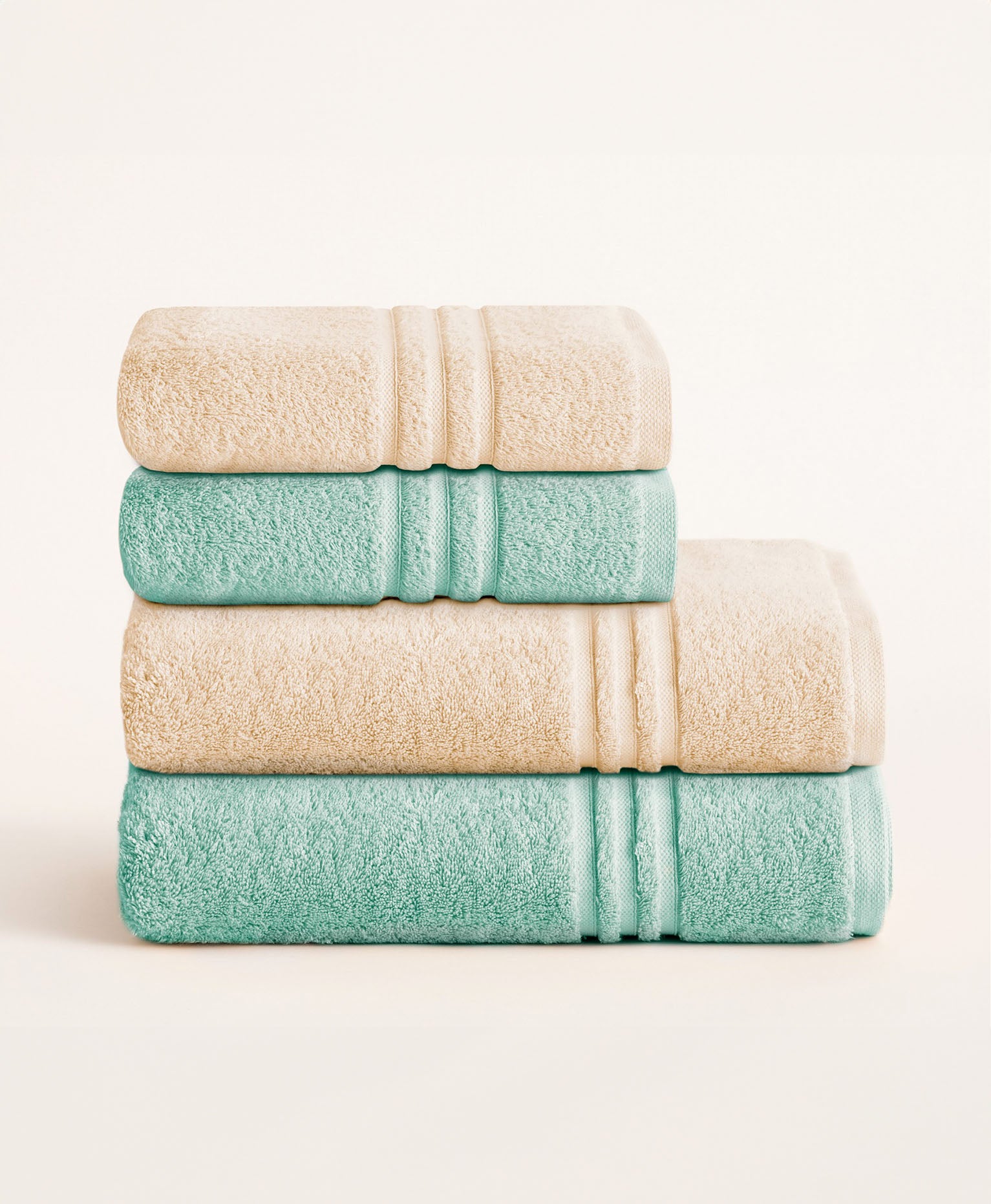 Pack bicolor Beige-Aguamarina
