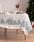 Mantel navidad Kristoff Verde, mantel muñecos de nieve, mantel navidad muñeco de nieve, mantel navidad olaf, mantel navidad snowman