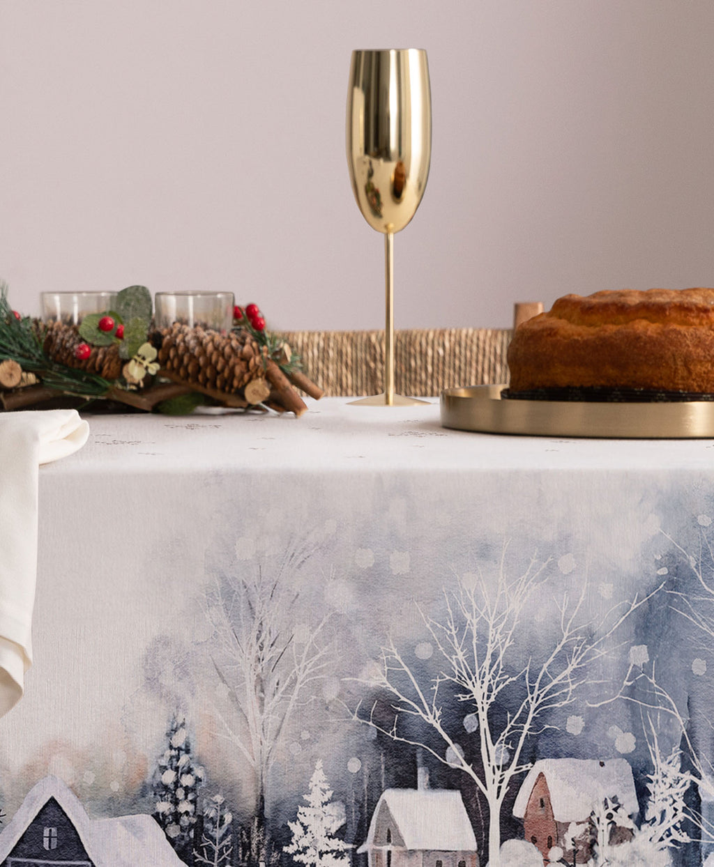Mantel navidad Owen Azul