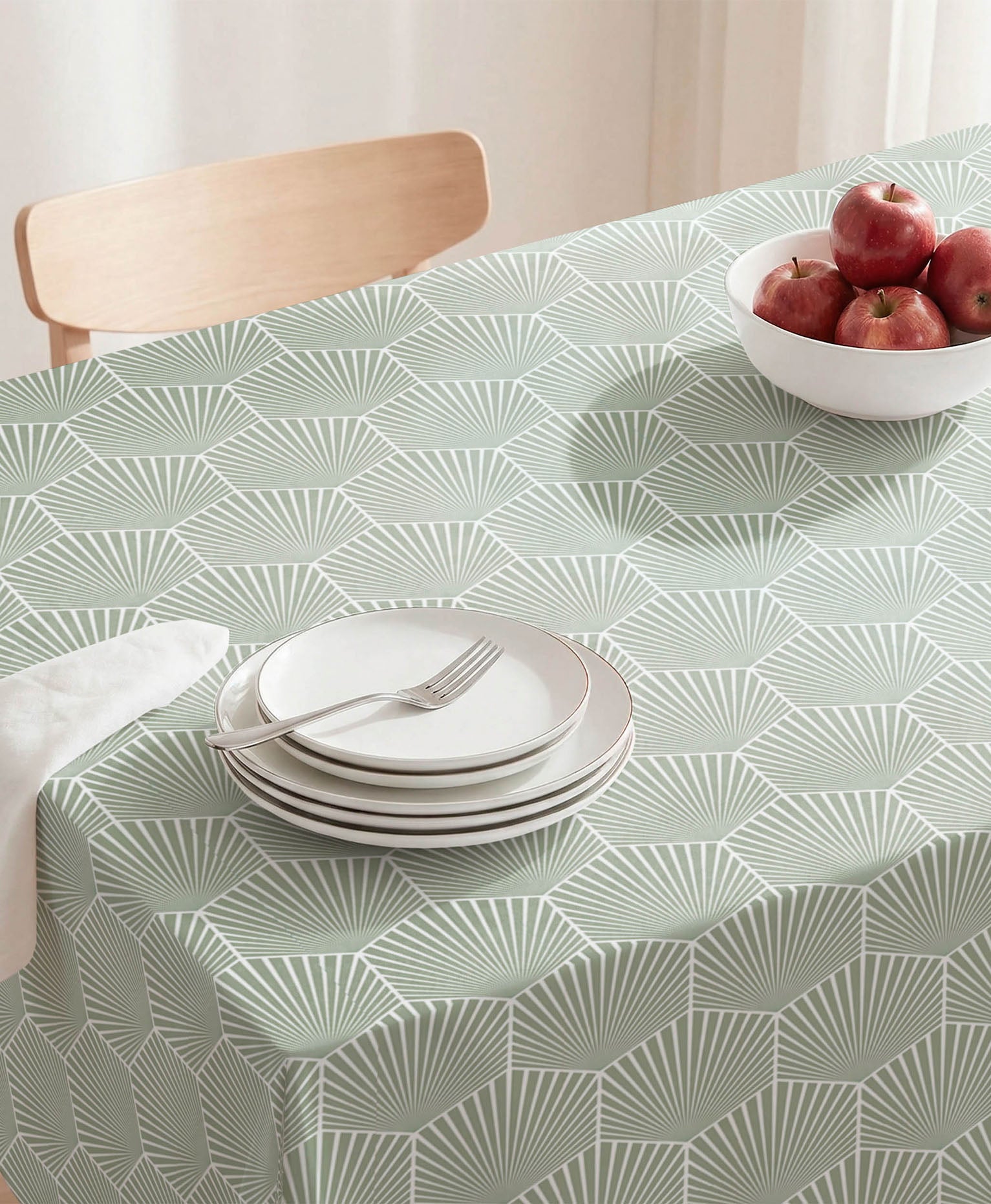 Mantel antimanchas Alba Olive