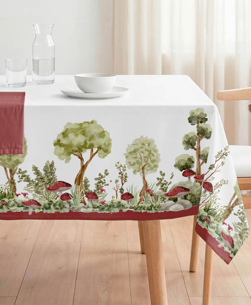Mantel antimanchas Boreal Rojo