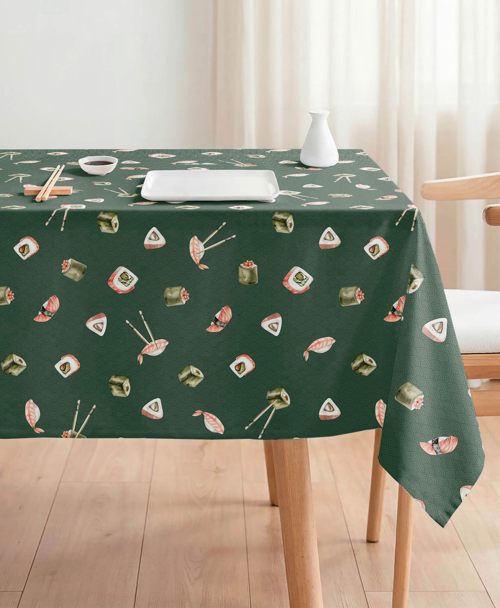 Mantel resinado Sushi Verde
