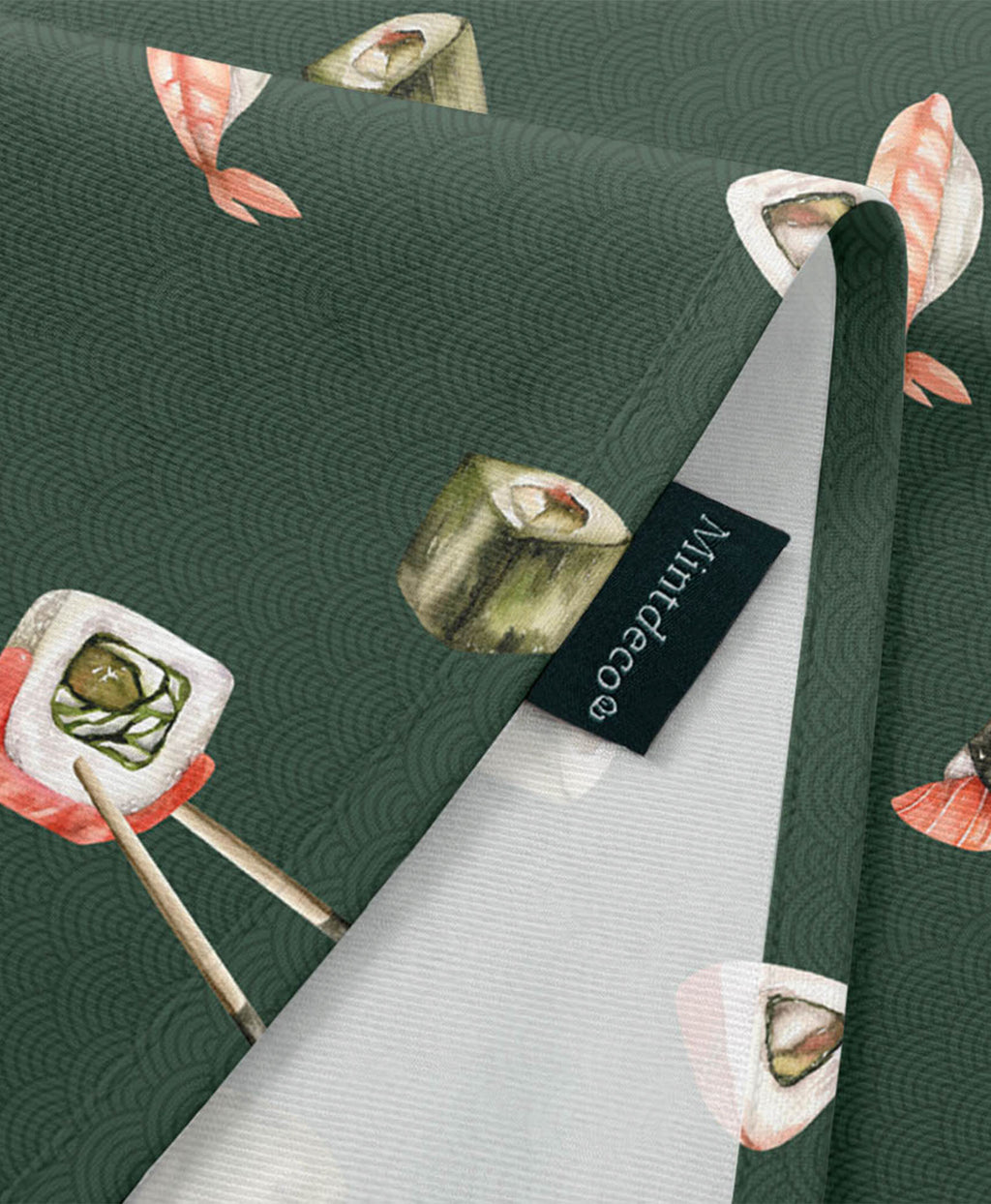 Mantel resinado Sushi Verde