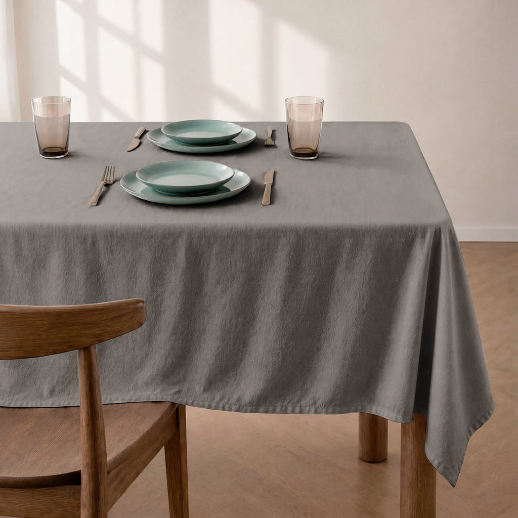 Mantel Antimanchas Trim Grey