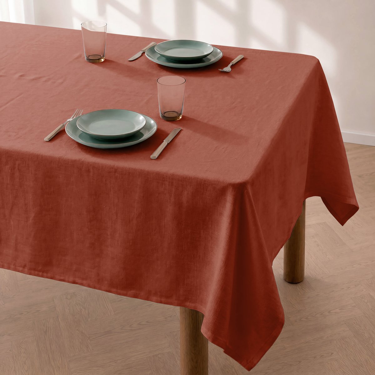 Mantel Antimanchas Trim Terracota